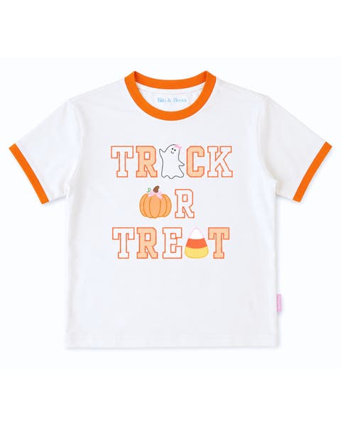 Trick-or-Treat Halloween Bow T-Shirt