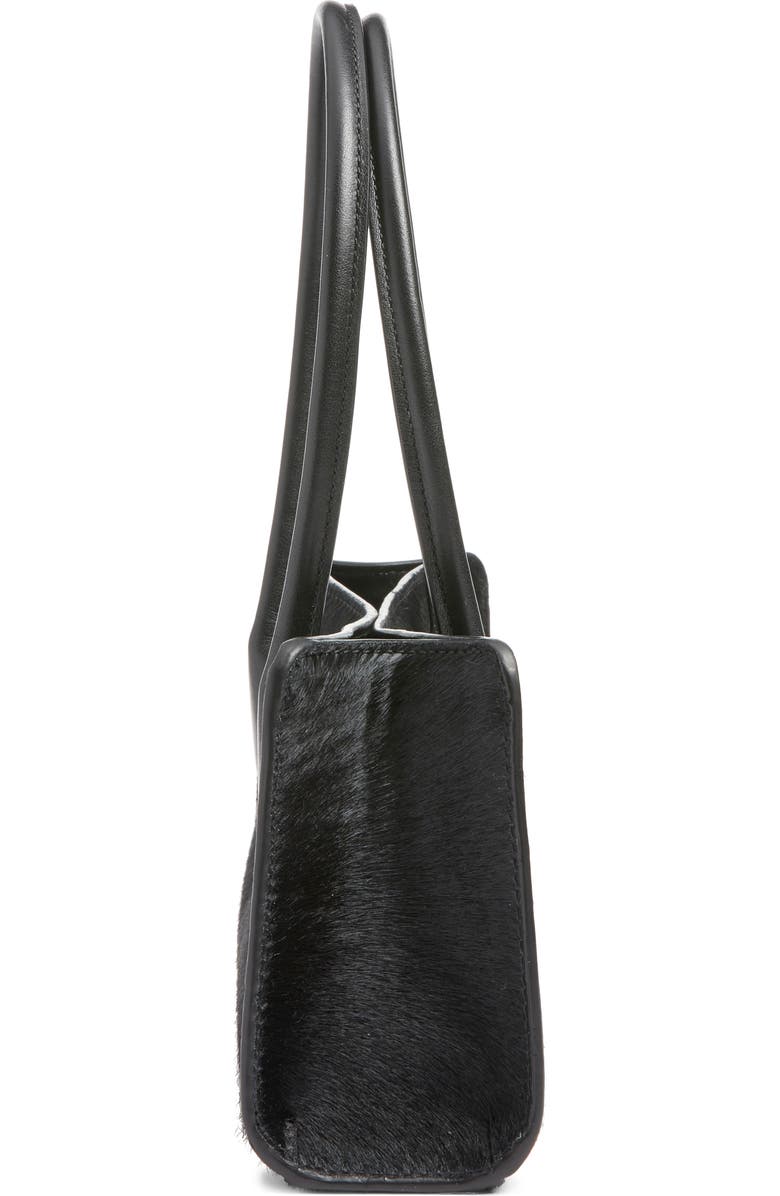 Lié Studio The Lou Top Handle Bag, Alternate, color, Black Calf Hair