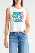 MOTHER The Strong & Silent Type Cotton Graphic Tank