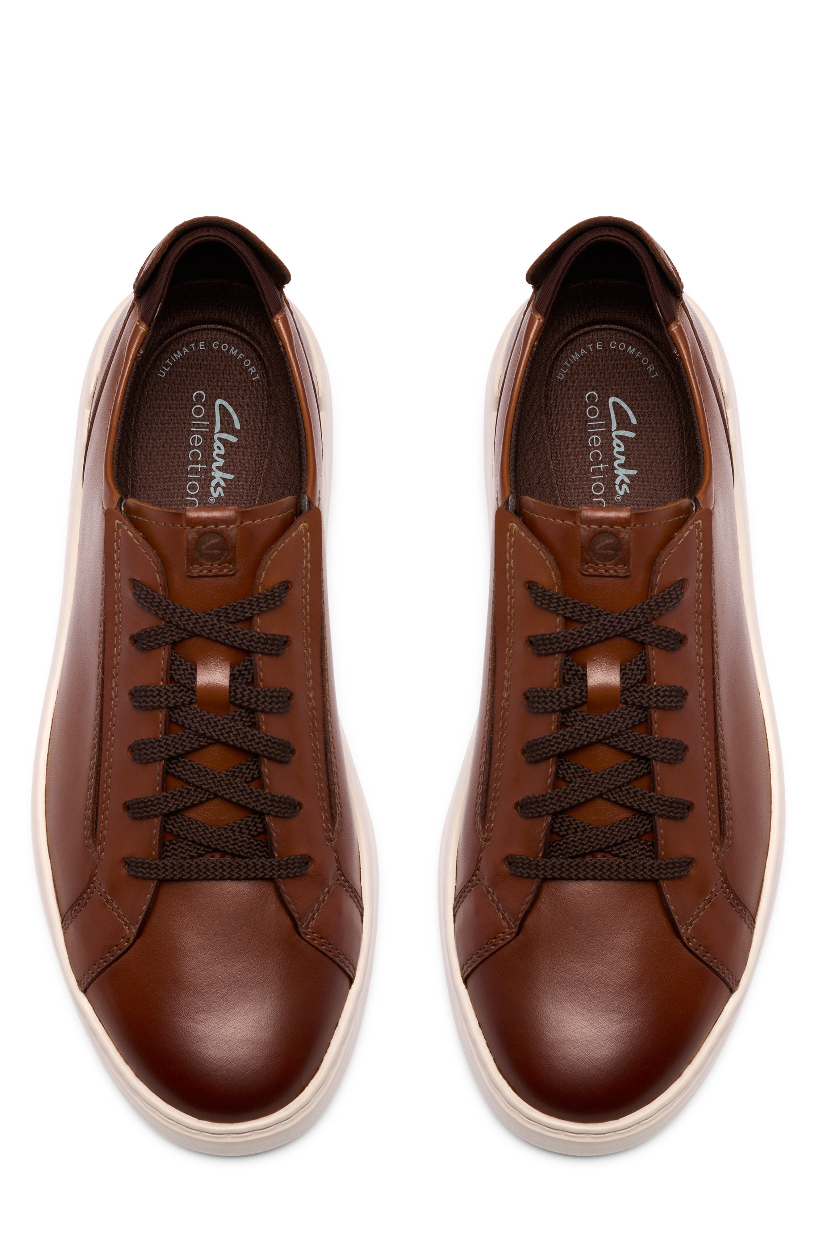 Clarks<sup>®</sup> Flexwell Lace Low Top Sneaker, Alternate, color, Tan