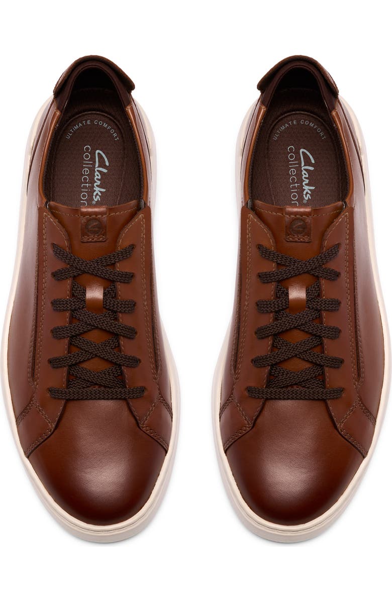 Clarks<sup>®</sup> Flexwell Lace Low Top Sneaker, Alternate, color, Tan