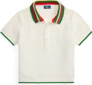 Polo Ralph Lauren Pointelle Knit Short Sleeve Polo