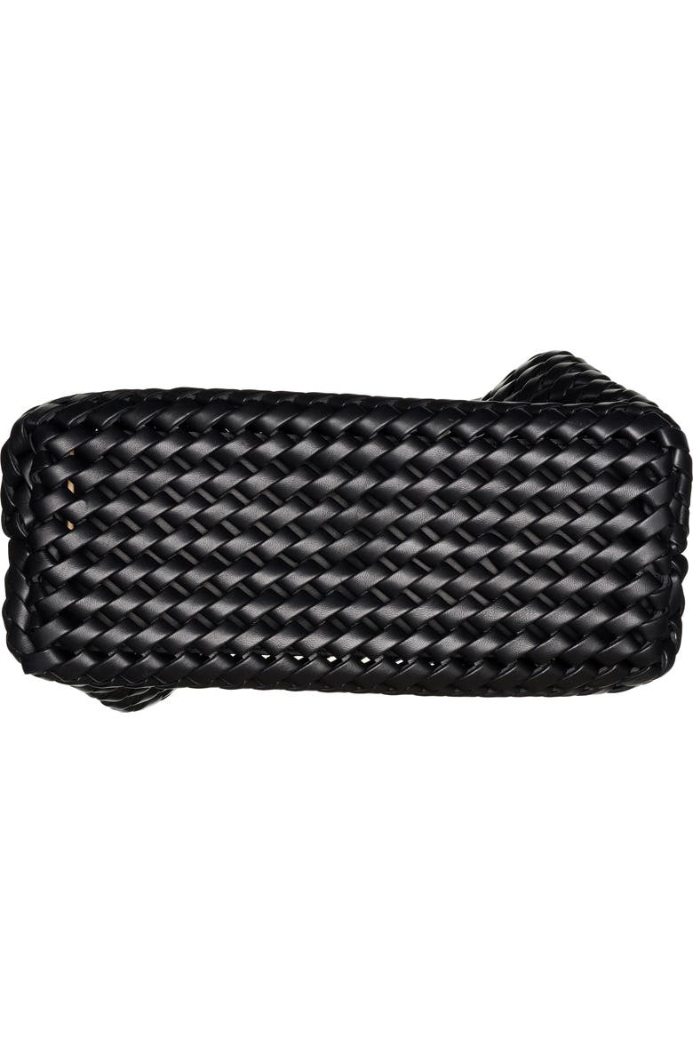 Bottega Veneta Point Slanted Intreccio Top Handle Bag, Alternate, color,