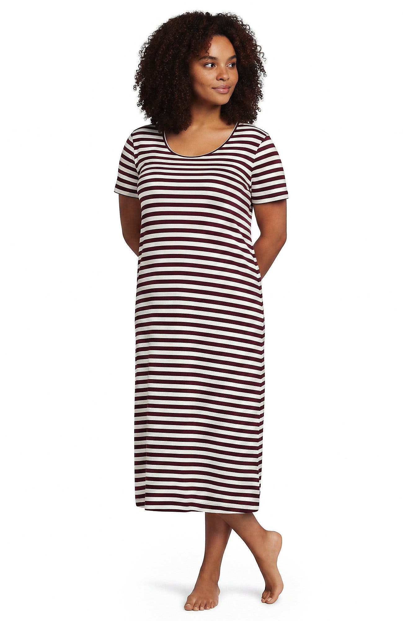 Rich Burgundy Even Stripe