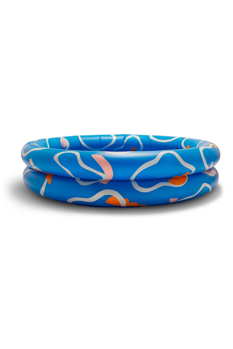Slowdown Studio Artist Collaboration Inflatable Pool, Main, color, BLUE