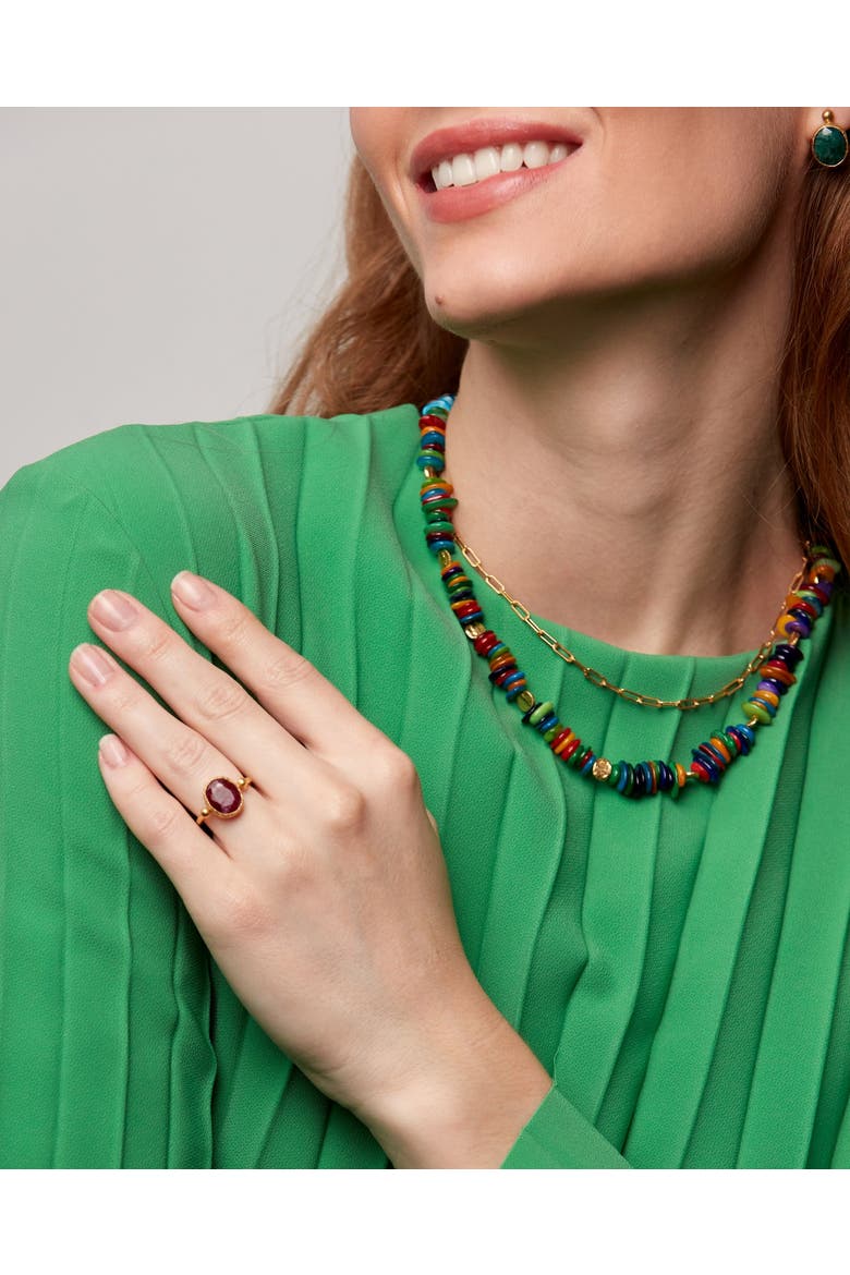 Siena Cocktail Ring, Alternate, color, Ruby