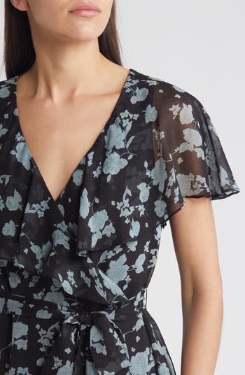 Floral Wrap Minidress