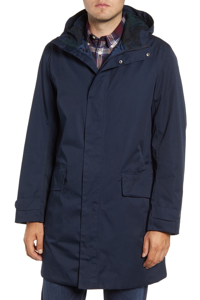 Pershore Waterproof Hooded Jacket, Alternate, color, NAVY