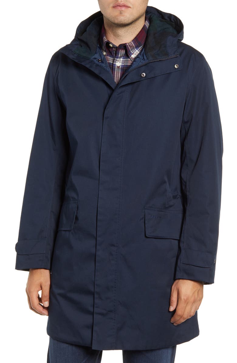 Barbour Pershore Waterproof Hooded Jacket, Alternate, color, 