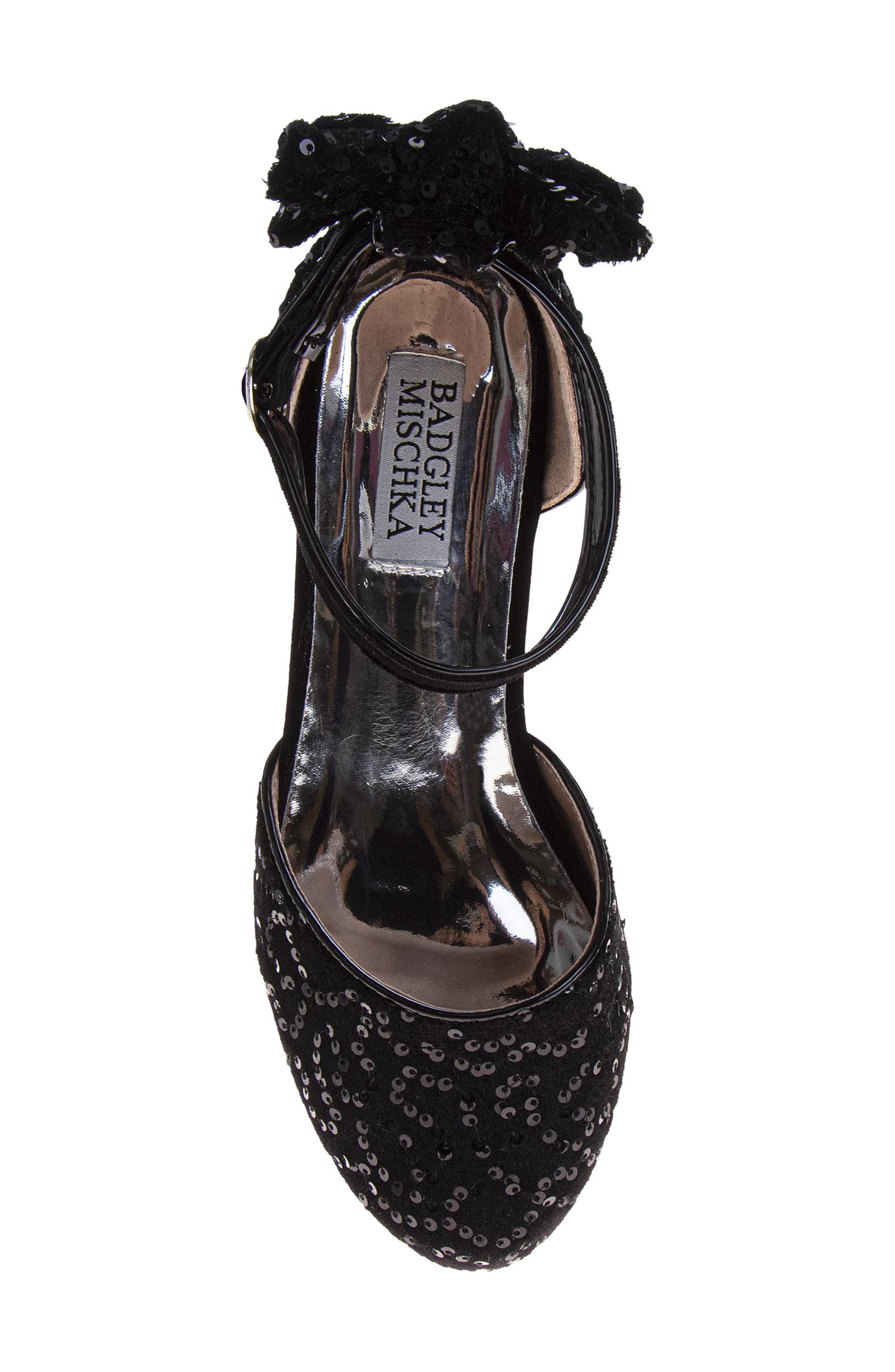 Kids' Velvet d'Orsay Pump, Alternate, color, BLACK VELVET