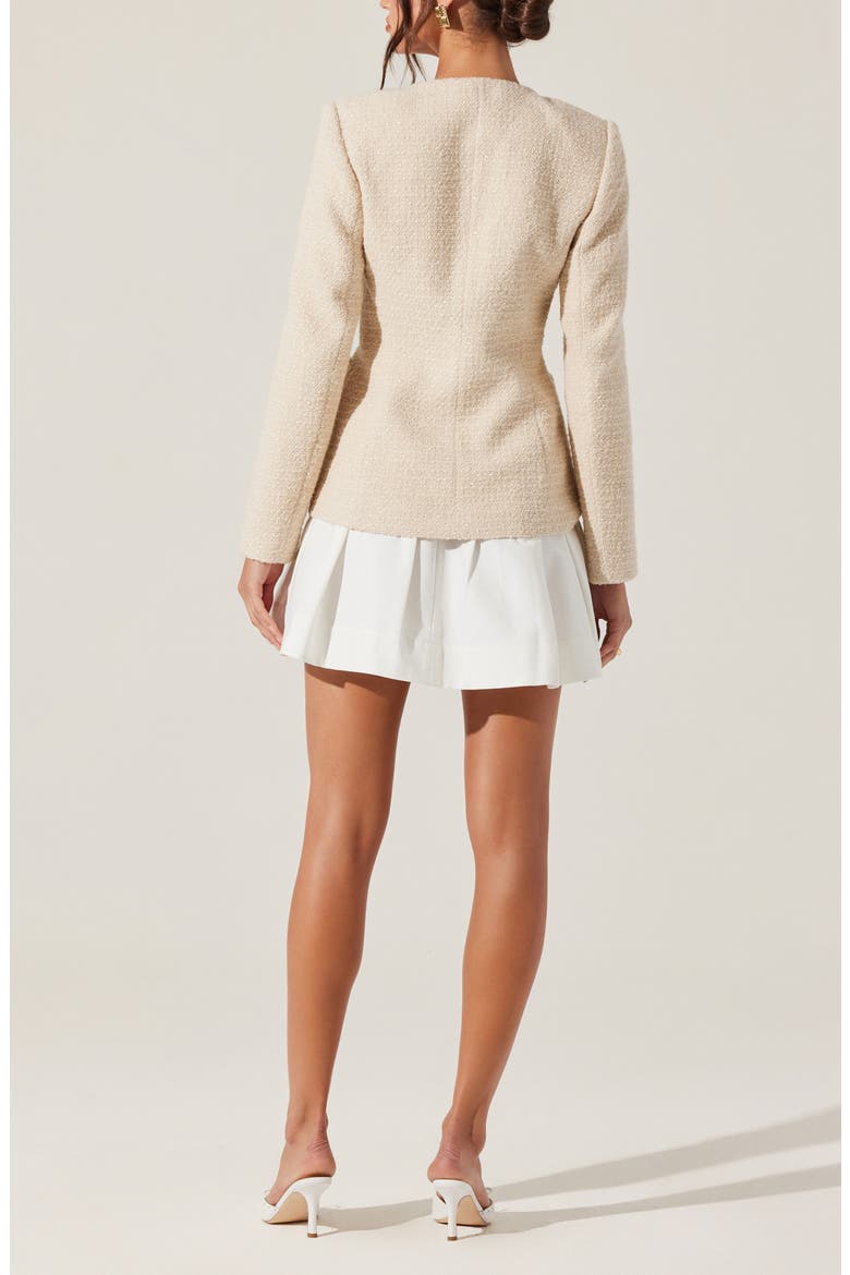 Lysanor Tweed Jacket, Alternate, color, OATMEAL