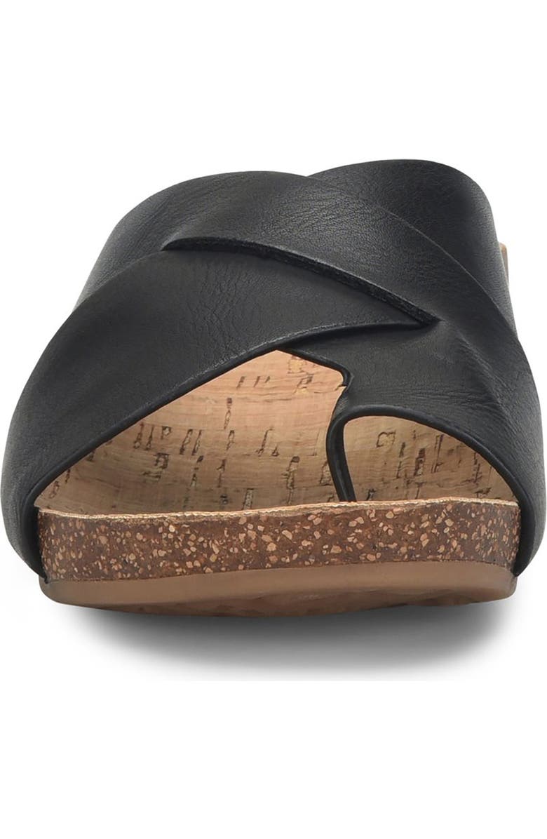 KORKS Micha Toe Post Sandal, Alternate, color, Black