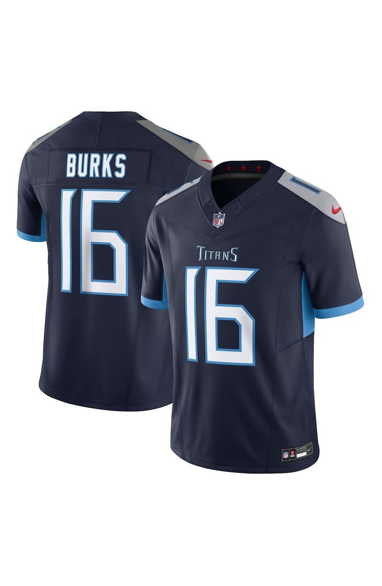 Nike Men's Nike Treylon Burks Navy Tennessee Titans Vapor F.U.S.E. Limited Jersey, Main, color, Navy