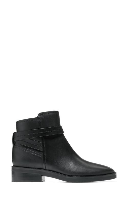 Cole Haan Rosalyn Waterproof Ankle Strap Bootie In Black