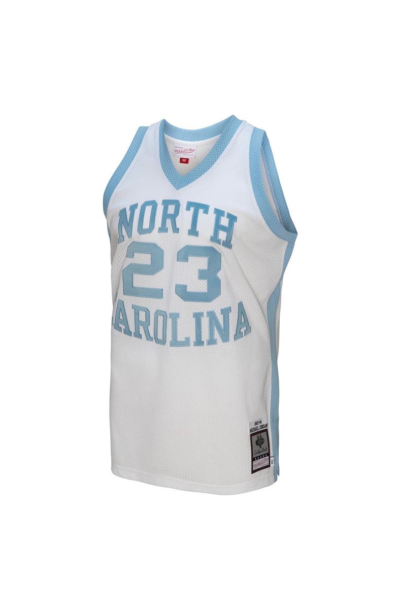 Mitchell & Ness Men's Mitchell & Ness Michael Jordan White North Carolina Tar Heels 1983/84 Authentic Retired Player Jersey, Alternate, color, White