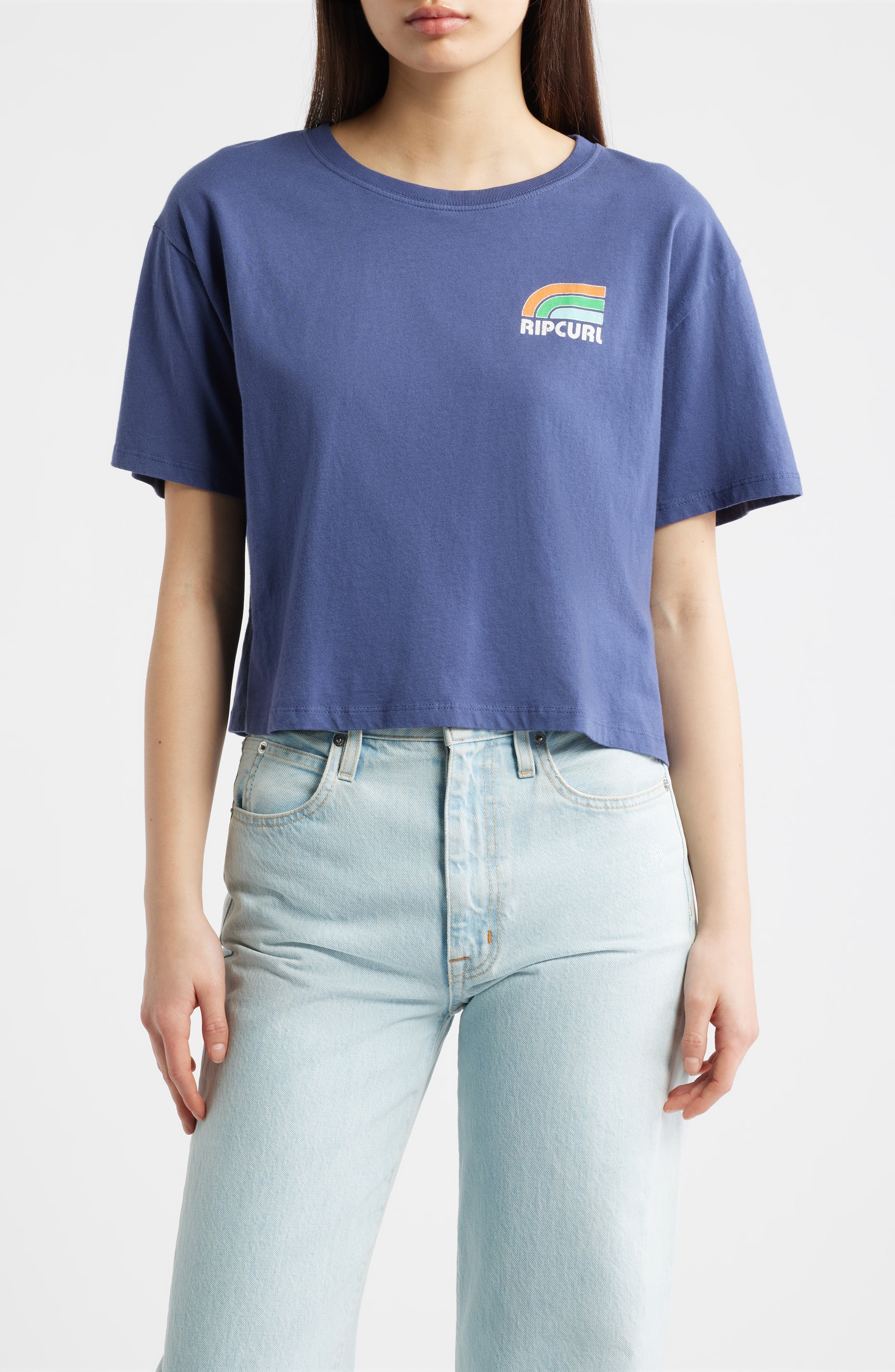 Surf Side Crop Graphic T-Shirt - image 5