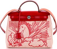 Pre-Owned Hermes Herbag Zip Pegase Pop Toile and Leather 31