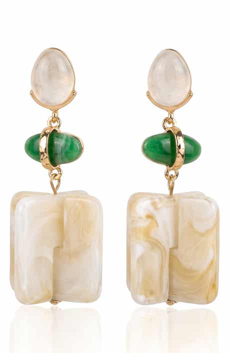 Resin Drop Earrings
