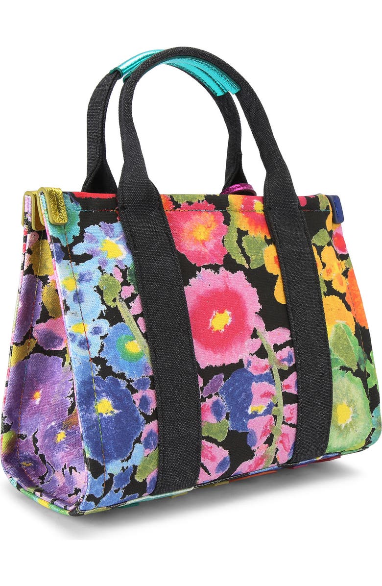 Kurt Geiger London Small Southbank Floral Canvas Tote, Alternate, color,