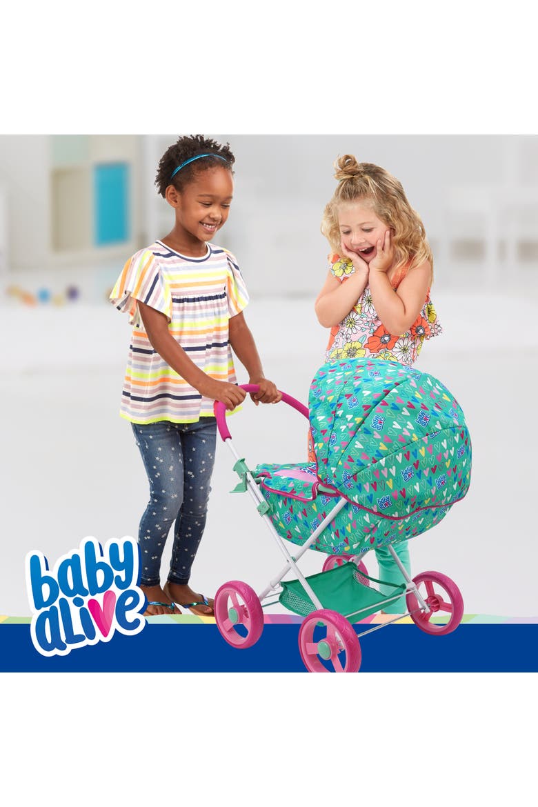 Deluxe Classic Doll Pram, Alternate, color, Multicolored