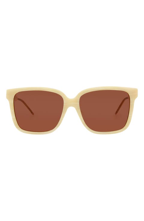 56mm Novelty Square Sunglasses