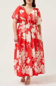 Estelle Solstice Floral Print Maxi Dress
