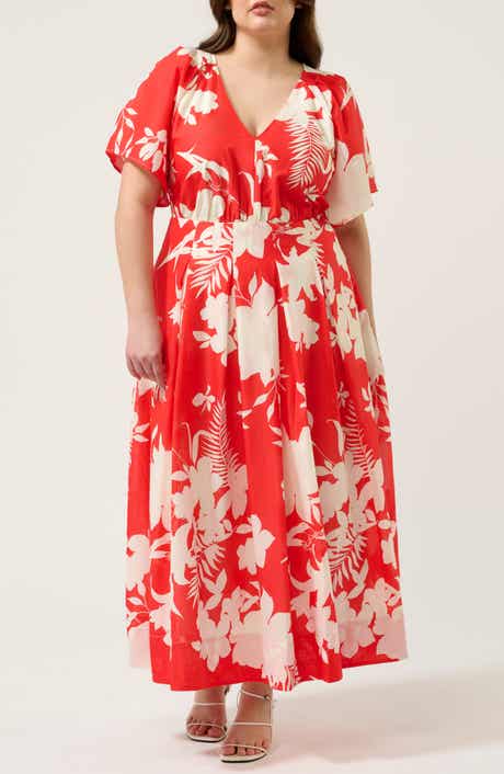 Estelle Solstice Floral Print Maxi Dress