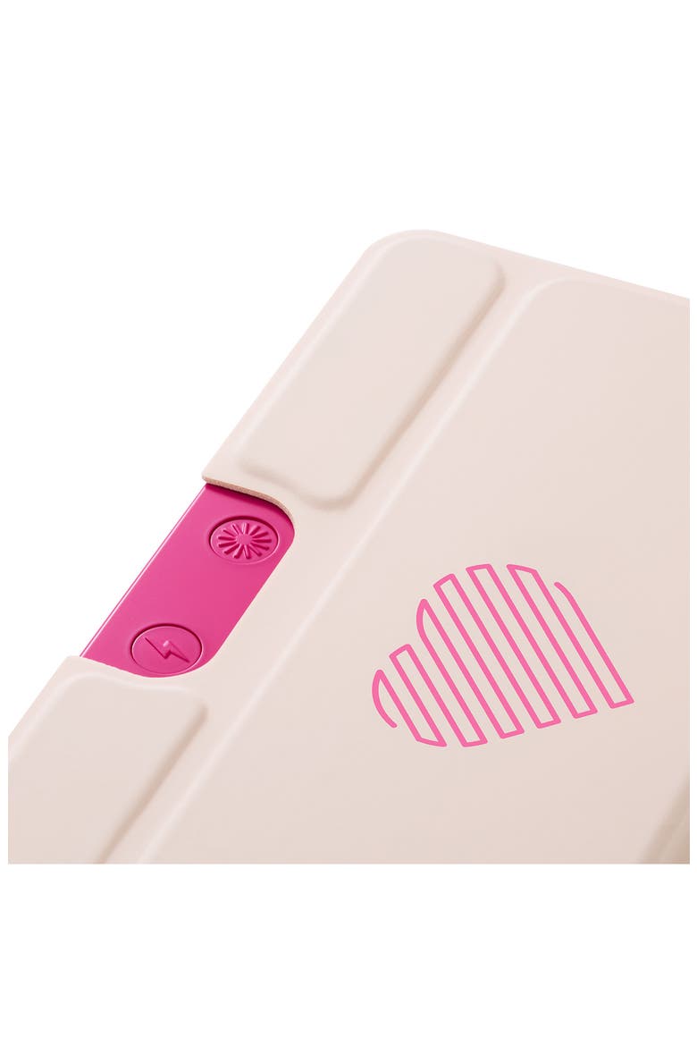 Riki Powerful LED-lighted Mirror & Power Bank, Alternate, color, PINK