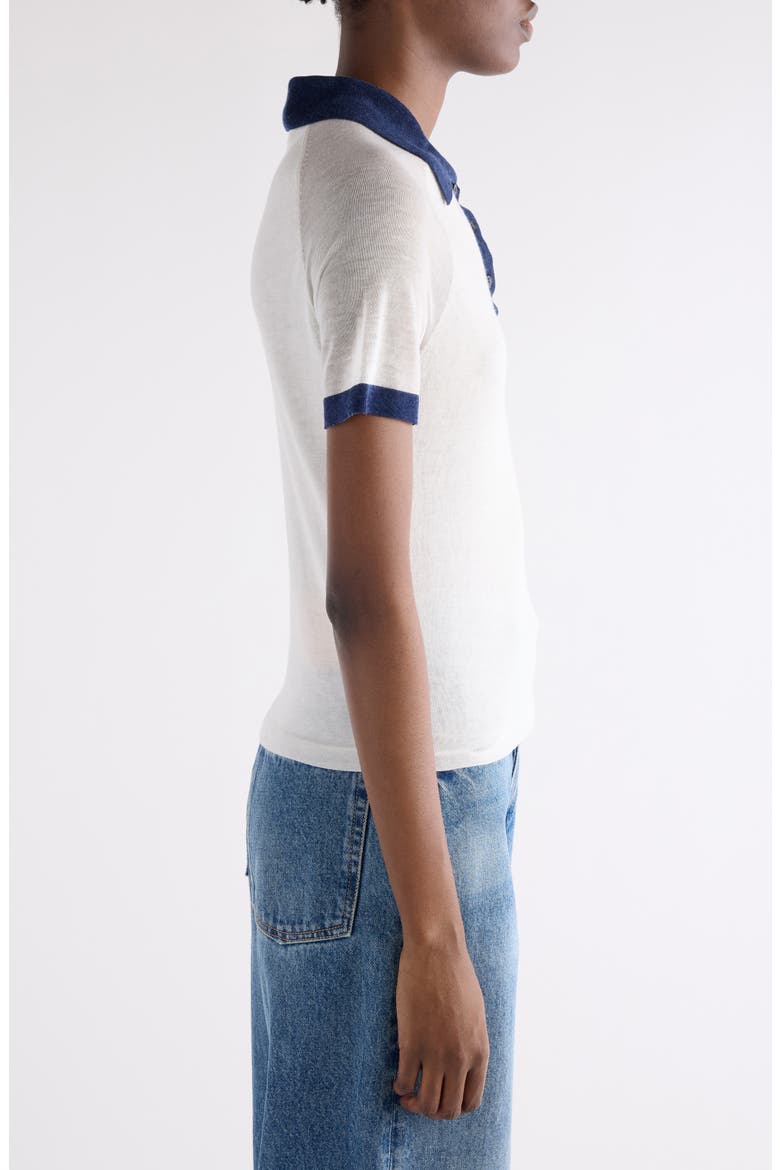 Kout Pocket Polo, Alternate, color, WHITE/ NAVY