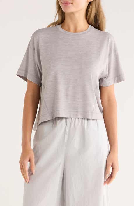 90 DEGREE BY REFLEX Super Soft Echo High/Low Boxy Top