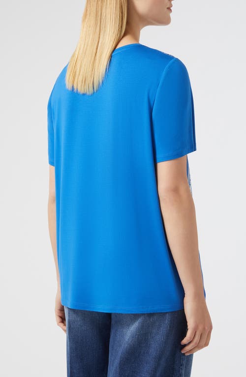 MARINA RINALDI MARINA RINALDI UBI SCARF PRINT TOP