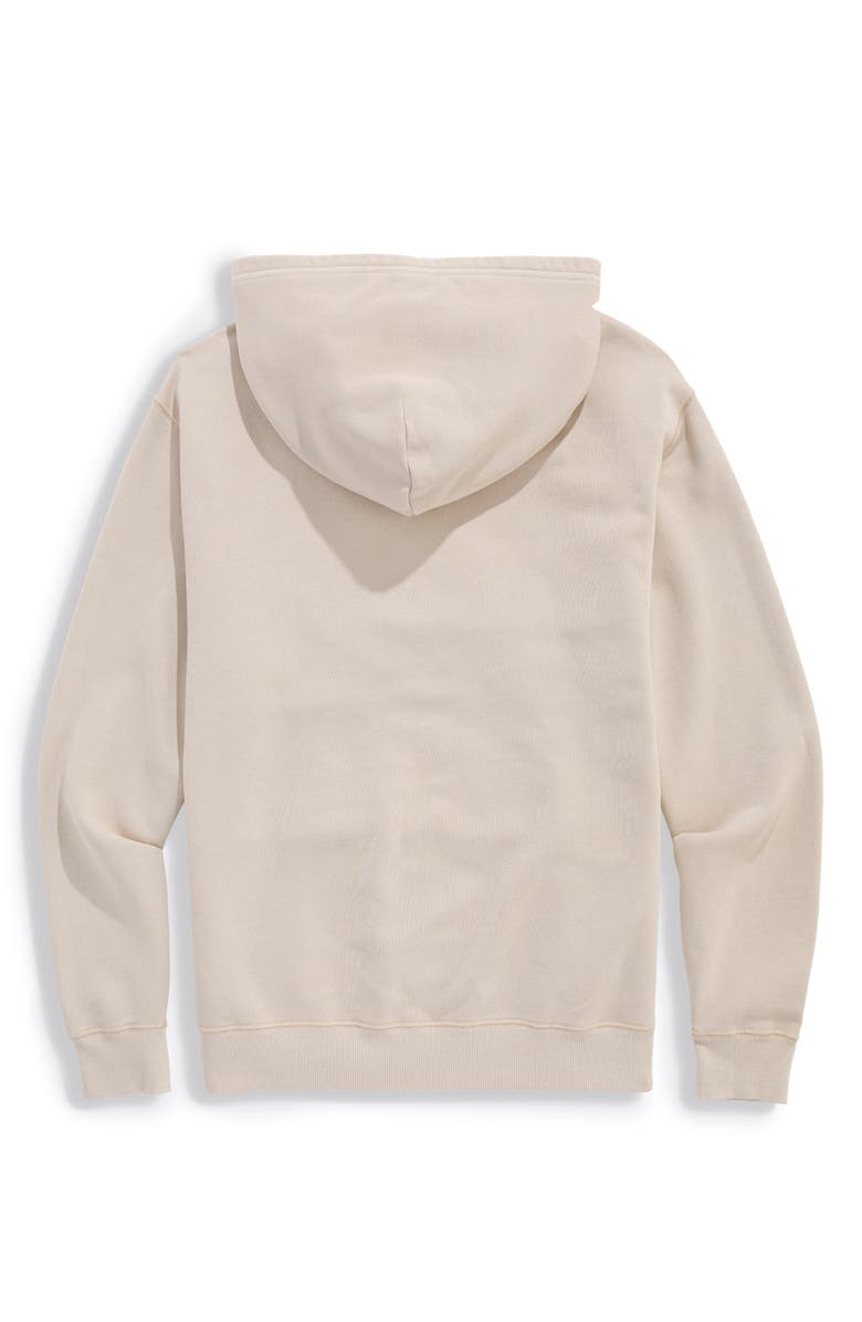 vineyard vines Cotton French Terry Hoodie, Alternate, color, Stone