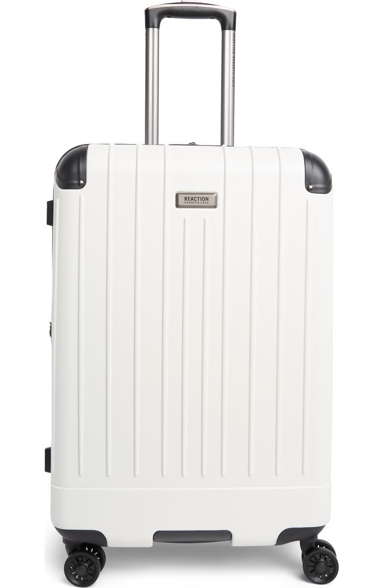 Kenneth Cole Flying Axis 24" Hardside Spinner Luggage, Main, color, Coconut White