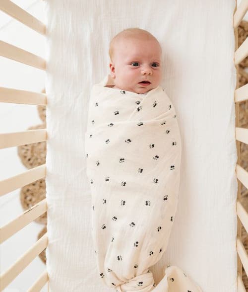 Ely's & Co. Cotton Muslin Swaddle Blanket 1 Pack