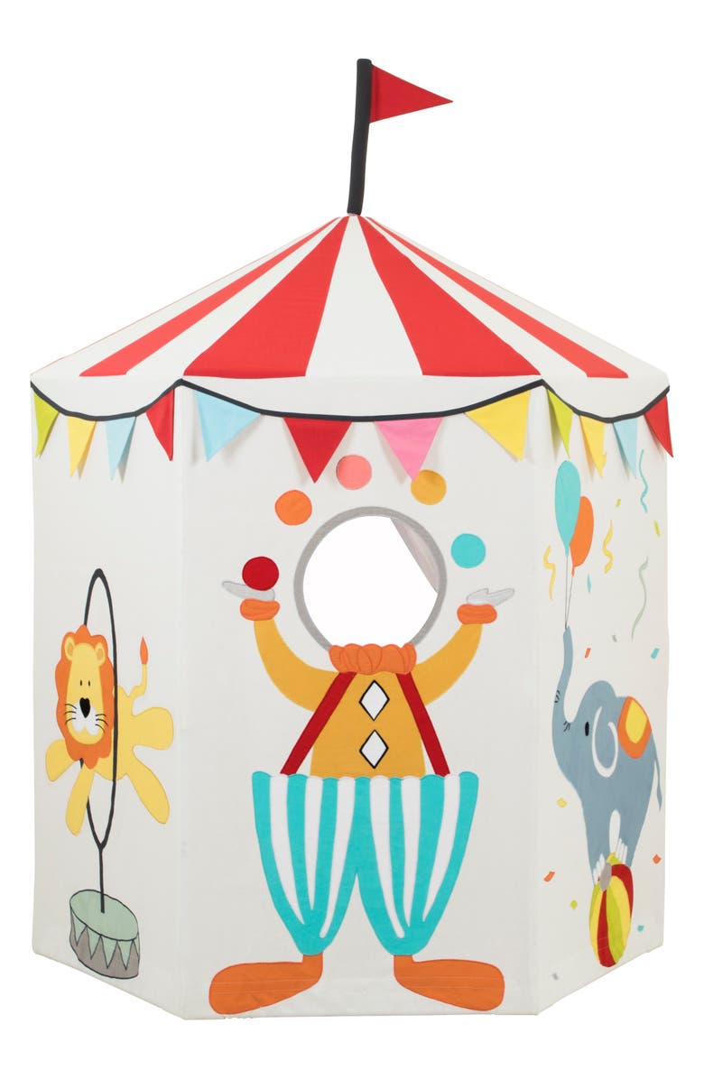 ROLE PLAY Circus Canvas Play Tent, Alternate, color, Multi