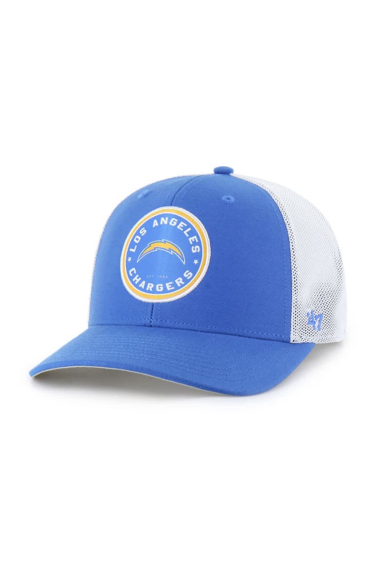 Men's '47  Powder Blue Los Angeles Chargers Disclose Trophy Flex Hat, Main, color, Powder Blue