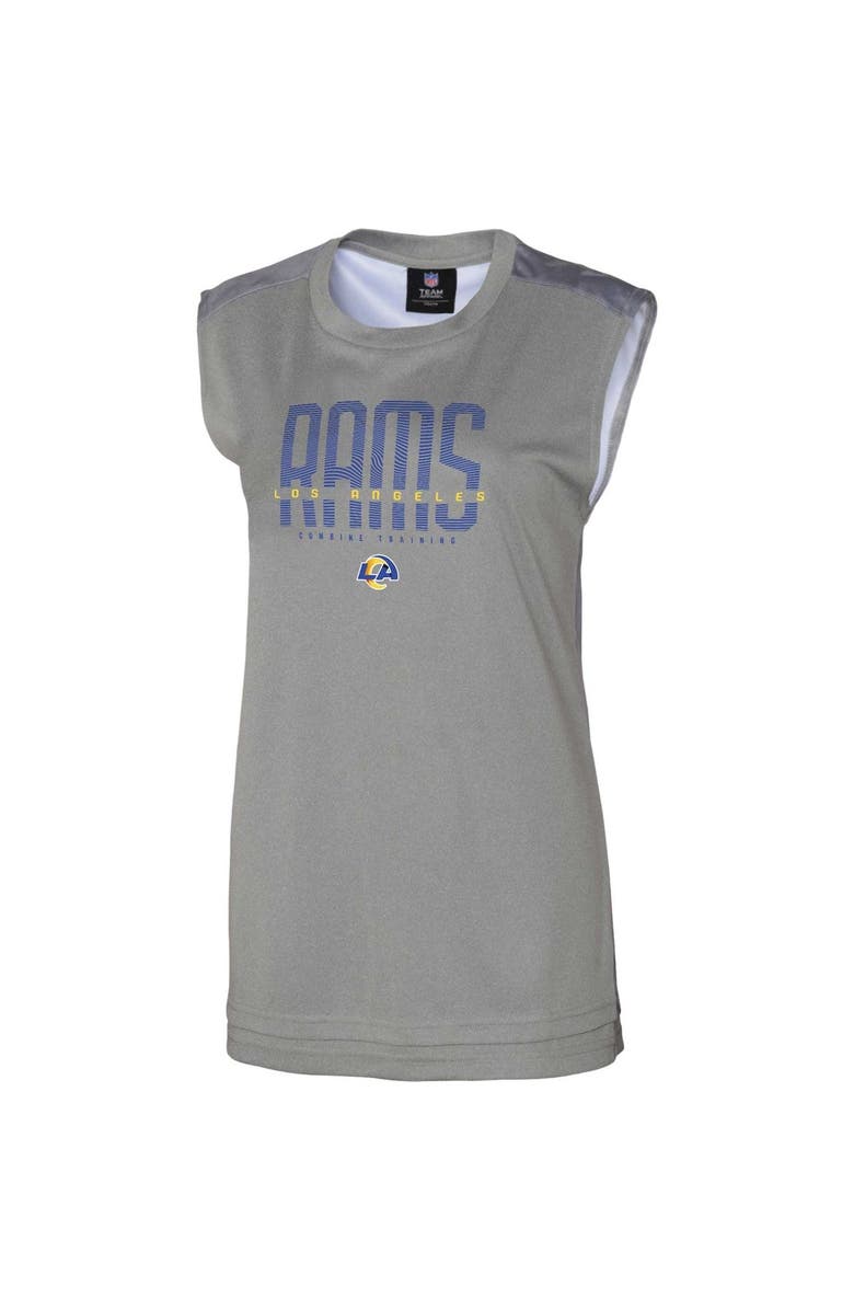 Outerstuff Women's Gray Los Angeles Rams No Sweat Tank Top, Alternate, color, Gray