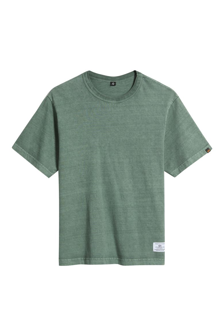 Battlewash Cotton T-Shirt, Main, color, DEEP FOREST