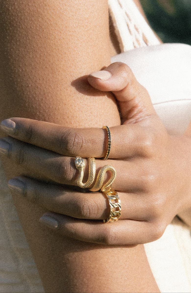 Child of Wild Luxe Link Ring, Alternate, color, Gold