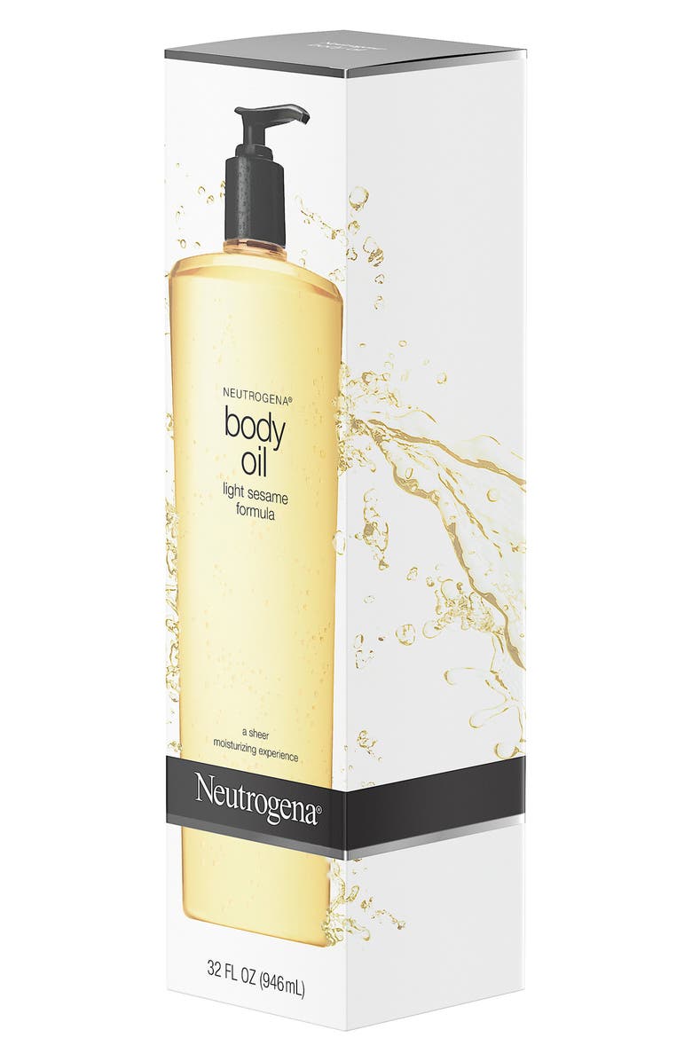 NEUTROGENA Light Sesame Formula Body Oil - 32 fl. oz., Alternate, color,