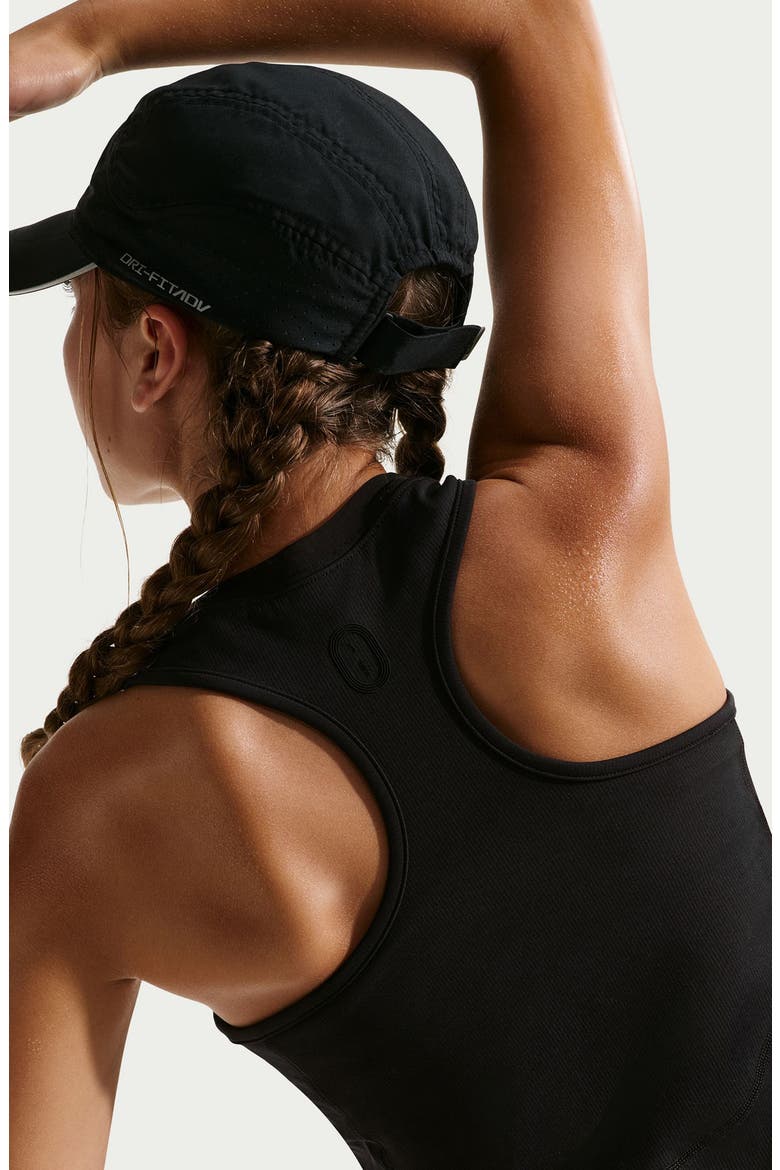 Kids' Mavn Dri-FIT Racerback Tank, Alternate, color, 010 BLACK/BLACK/BLACK