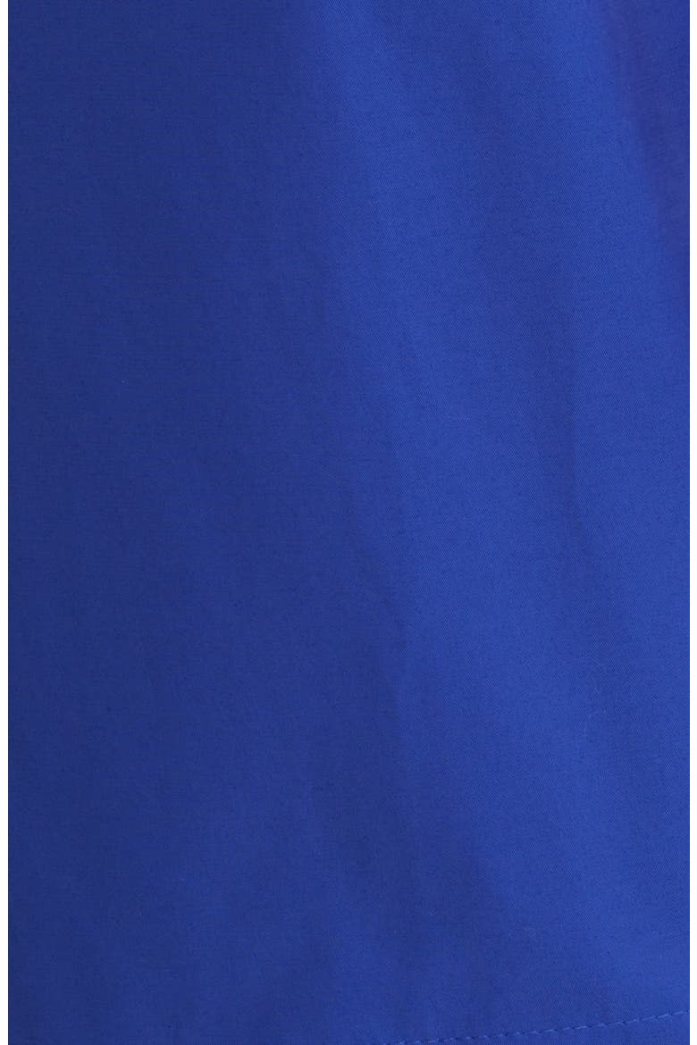 Mac Water Repellent Cotton Blend Raincoat, Alternate, color, COBALT