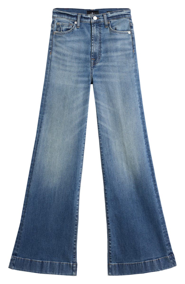 7 For All Mankind Dojo Tailorless Wide Leg Trouser Jeans, Alternate, color, 