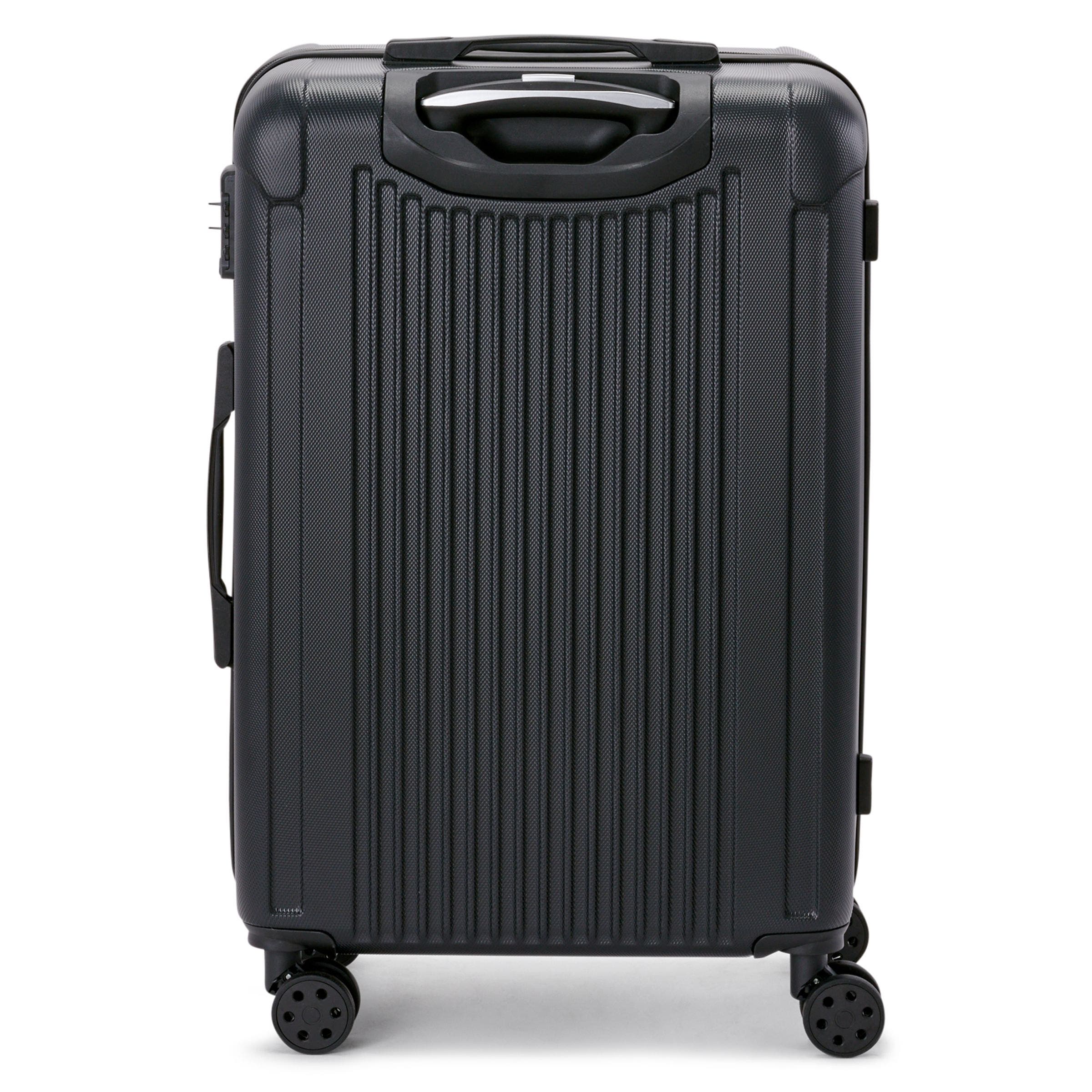 Marc New York Lotus Upright Suitcase, Alternate, color, Black