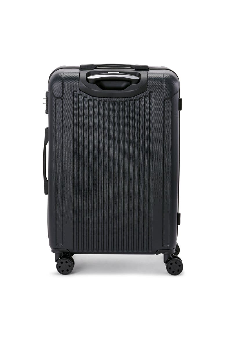 Lotus Upright Suitcase, Alternate, color, Black