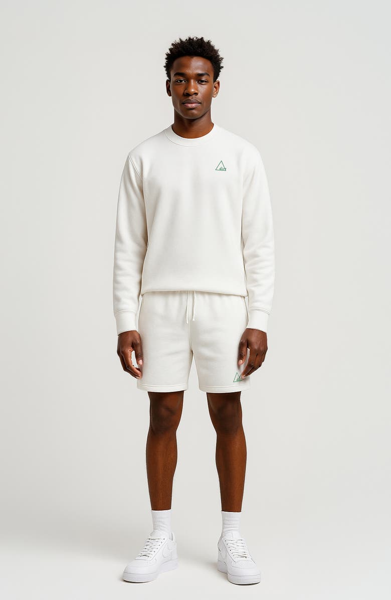 D.RT Golf Par Cotton Crewneck Sweatshirt, Alternate, color, White