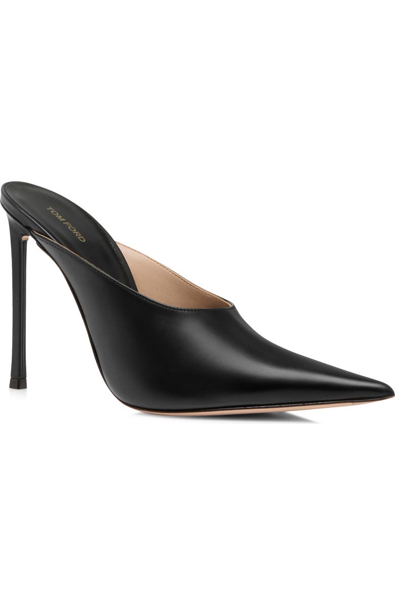 TOM FORD Pointed Toe Mule, Main, color, Black