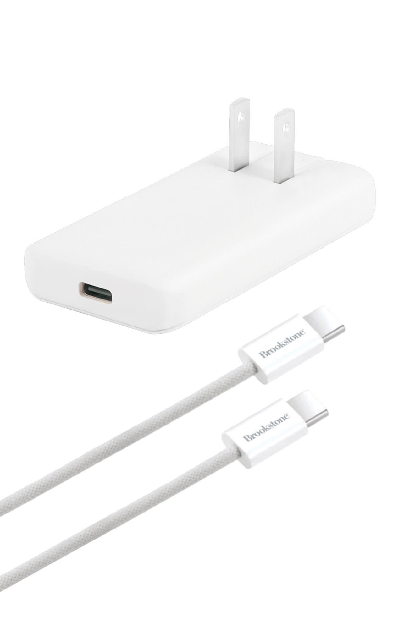 BROOKSTONE 6 ft. Braided Charge Cable & Power Bank Set