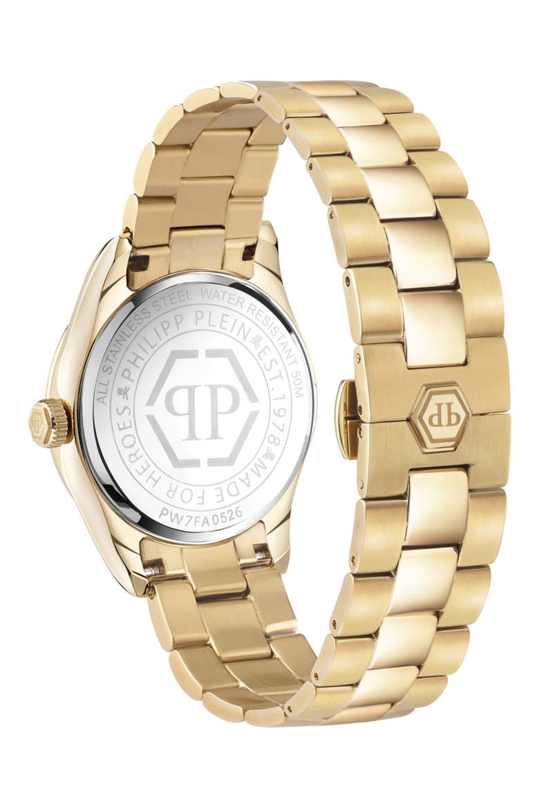 Queen Bracelet Watch, 36mm, Alternate, color, GOLD1