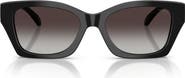 COACH 54mm Gradient Rectangular Sunglasses